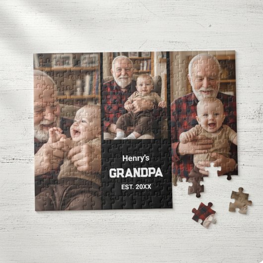 Puzzle Papi moderne Établ. Nom Année 3 Photo 