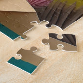 Puzzle Papier Art Origami Alpacas Scène 3D (Côté)