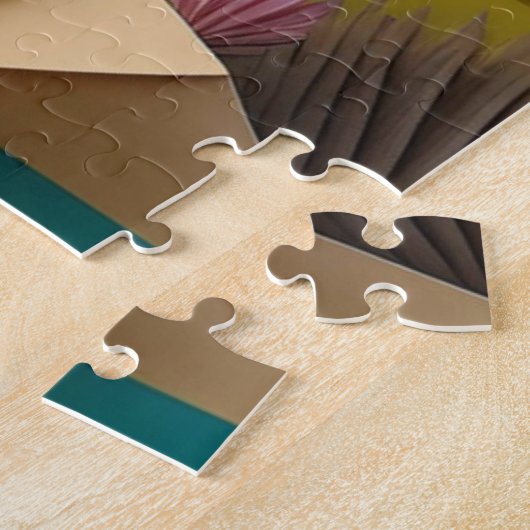 Puzzle Papier Art Origami Alpacas Scène 3D (Côté)