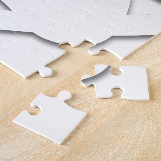 Puzzle Papier Coupe Chien Paw Et Forme Coeur (Côté)