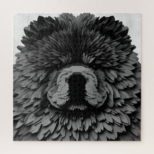 Puzzle PAPIER MIRAGE Chow noir (Vertical)