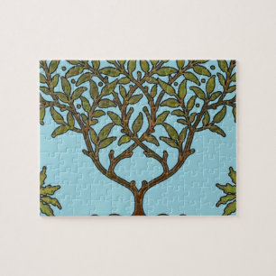 Puzzle Papier peint frise d'arbre de William Morris