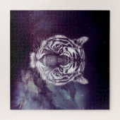 Puzzle Papier peint Galaxy Tiger Face (Horizontal)