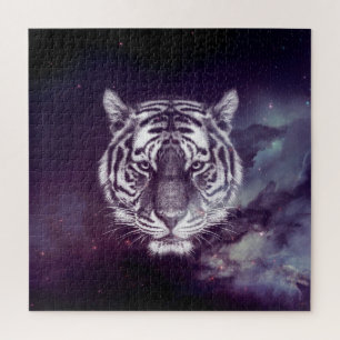 Puzzle Papier peint Galaxy Tiger Face
