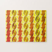 Puzzle papier peint rétro orange 1970 (Horizontal)