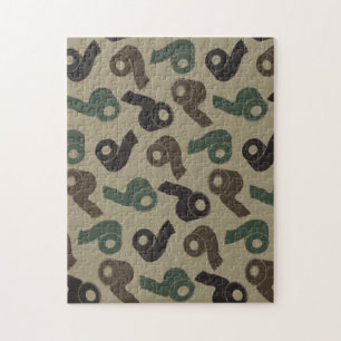 Puzzle Papier toilette camouflage motif camouflage de boi