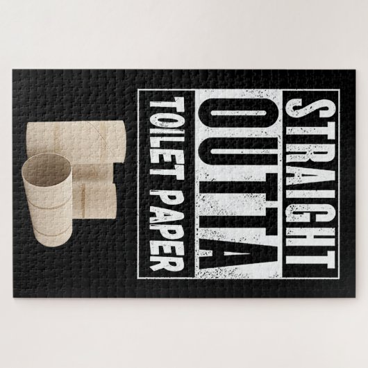 Puzzle Papier Toilette Extérieur Droit, Manque De Rouleau (Horizontal)