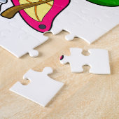 Puzzle Papillon à fleurs (Côté)