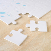 Puzzle Papillon à fleurs avec Sakura rose (Côté)