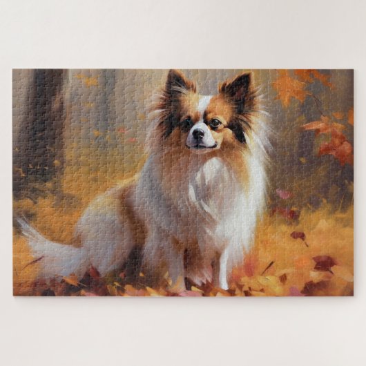 Puzzle Papillon à l'automne Feuilles automne Inspiration (Horizontal)