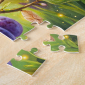 Puzzle Papillon a peur du frelon dans un prunier (Côté)