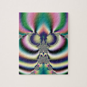 Puzzle Papillon arc-en-ciel