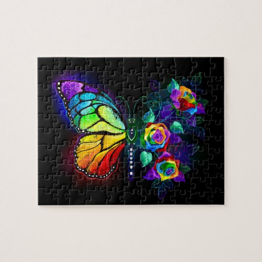 Puzzle Papillon arc-en-ciel (Horizontal)