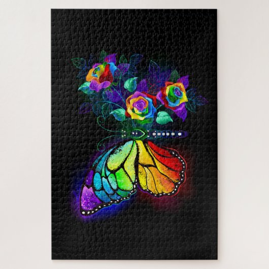 Puzzle Papillon arc-en-ciel (Vertical)