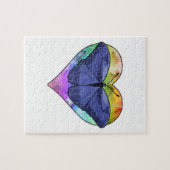 Puzzle Papillon au coeur (Horizontal)