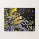 Puzzle Papillon au néon (Horizontal)