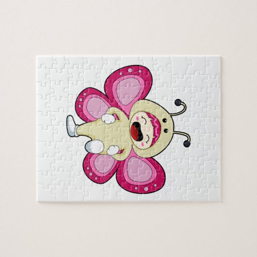 Puzzle Papillon avec costume (Horizontal)