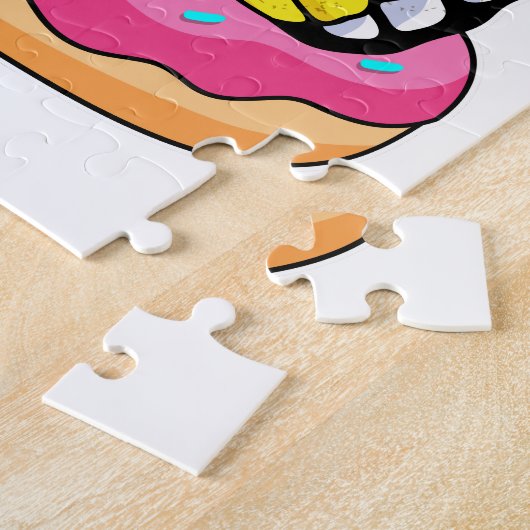 Puzzle Papillon avec Donut (Côté)