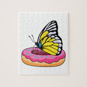 Puzzle Papillon avec Donut