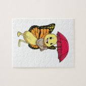 Puzzle Papillon avec parapluie (Horizontal)