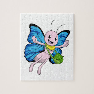 Puzzle Papillon avec sac à main