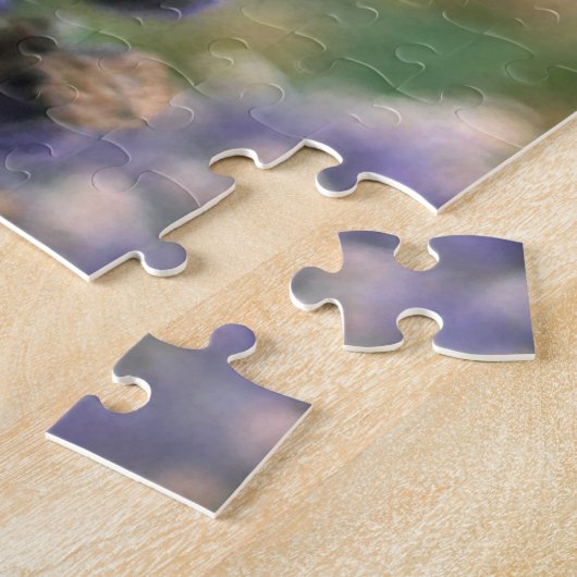 Puzzle papillon bleu (Côté)