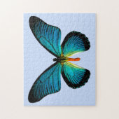 Puzzle papillon bleu (Vertical)