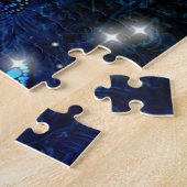 Puzzle Papillon bleu (Côté)