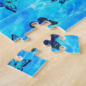 Puzzle Papillon bleu (Côté)