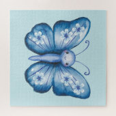 Puzzle Papillon bleu (Horizontal)
