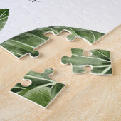 Puzzle Papillon Bleu de la Forêt Tropicale Nom Personnali (Côté)