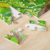 Puzzle Papillon bleu noir et orange (Côté)