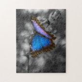 Puzzle Papillon bleu pourpre (Vertical)