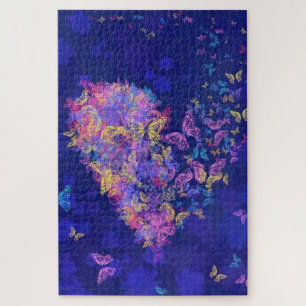 Puzzle papillon cardiaque