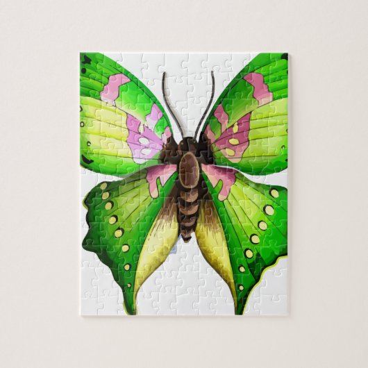 Puzzle Papillon coloré (Vertical)