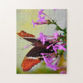 Puzzle Papillon Dame peinte. (Vertical)