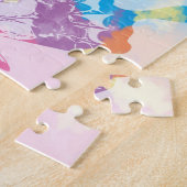 Puzzle Papillon d'aquarelle (Côté)