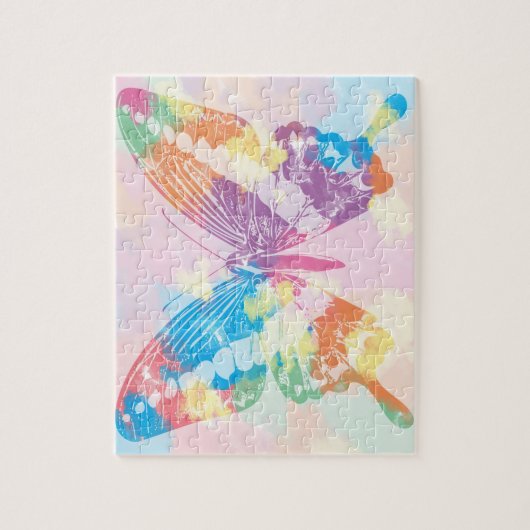 Puzzle Papillon d'aquarelle (Vertical)
