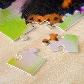 Puzzle papillon de l'amiral rouge (Côté)