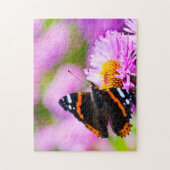 Puzzle papillon de l'amiral rouge (Vertical)