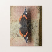 Puzzle papillon de l'amiral rouge (Vertical)