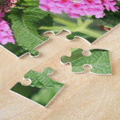 Puzzle Papillon de monarque, Lantana Flowers.Puzzle (Côté)