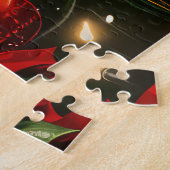 Puzzle Papillon de Noël Festif (Côté)