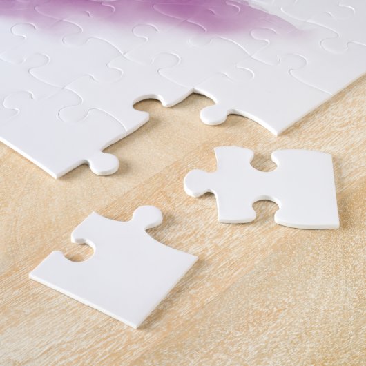 Puzzle Papillon de rose de pourpre (Côté)