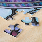 Puzzle Papillon de sublimation avec Arrière - plan (Côté)
