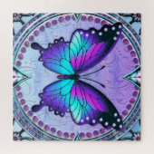 Puzzle Papillon de sublimation avec Arrière - plan (Horizontal)