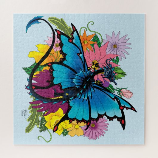 Puzzle Papillon dragon (Horizontal)