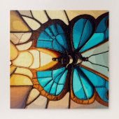 Puzzle Papillon en verre tendu (Horizontal)