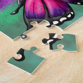 Puzzle Papillon et fleurs (Côté)