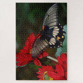 Puzzle Papillon et fleurs (Vertical)